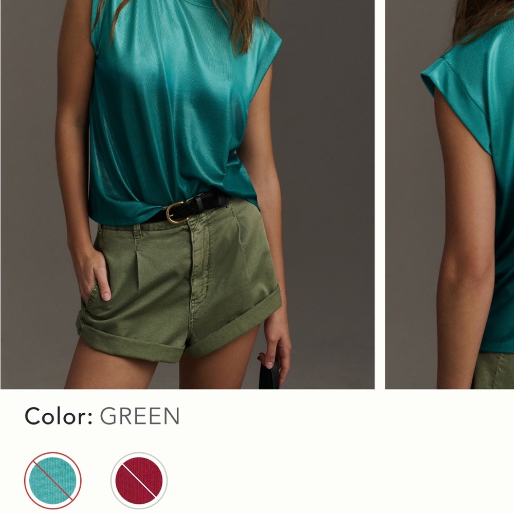Green Hombre Metallic Sleeveless Top Porridge Brand